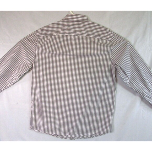 UNTUCKit Dunn Men's Shirt Gray Check Long-Sleeve Large Tall Reg - Picture 7 of 12
